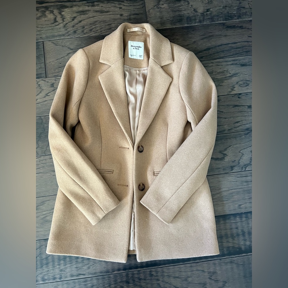 NWOT-Abercrombie wool blazer coat
